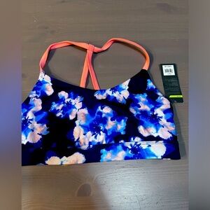 Floral Old Navy Sports Bra size small NWT